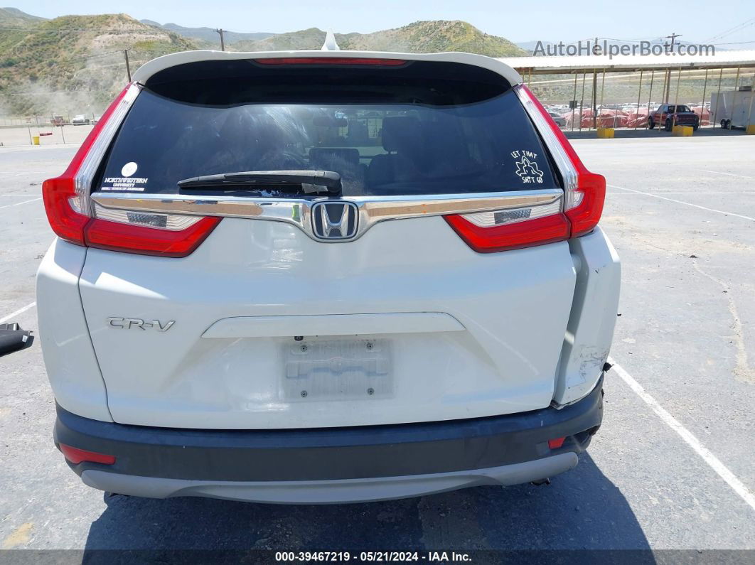 2018 Honda Cr-v Ex White vin: 2HKRW1H58JH503212