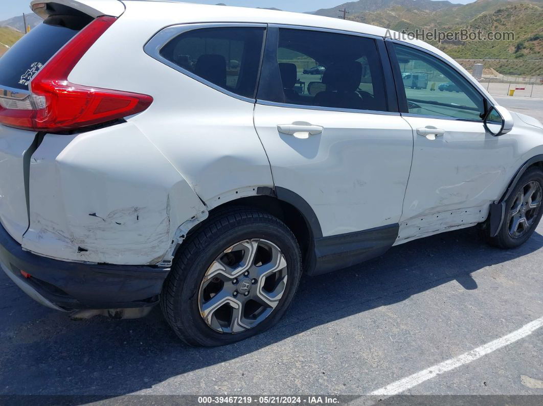 2018 Honda Cr-v Ex White vin: 2HKRW1H58JH503212