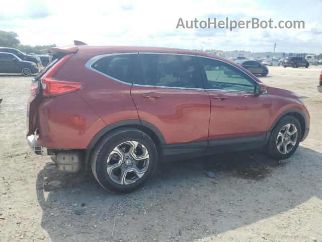 2018 Honda Cr-v Ex Maroon vin: 2HKRW1H58JH523105