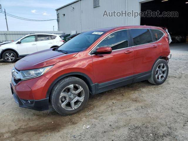 2018 Honda Cr-v Ex Maroon vin: 2HKRW1H58JH523105