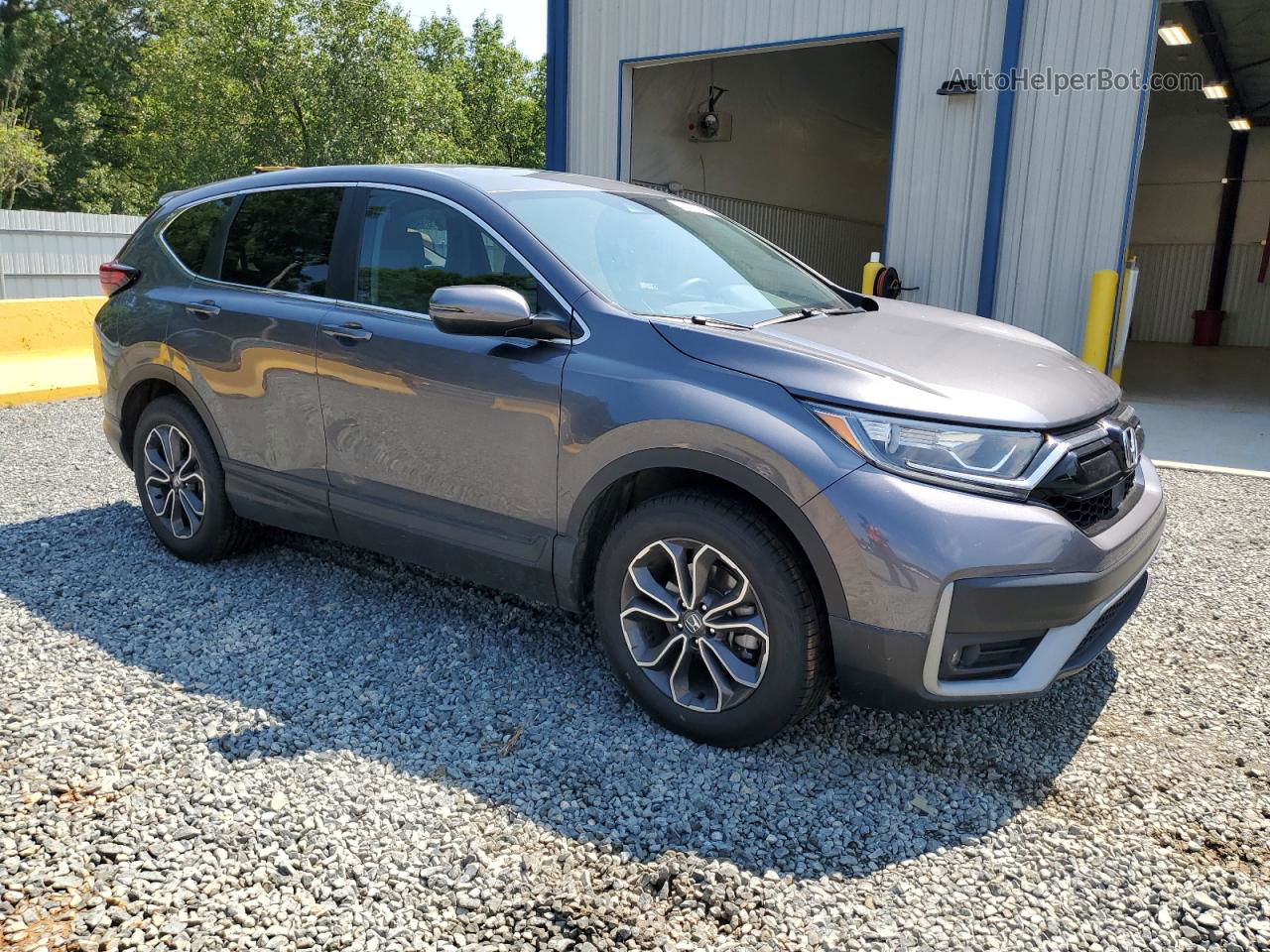 2020 Honda Cr-v Ex Gray vin: 2HKRW1H58LH407910