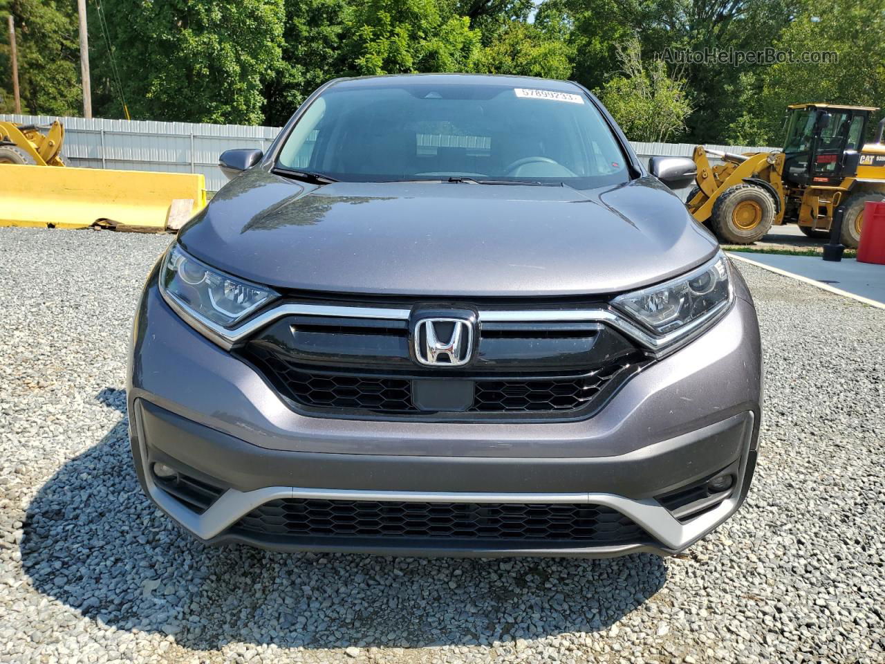 2020 Honda Cr-v Ex Gray vin: 2HKRW1H58LH407910