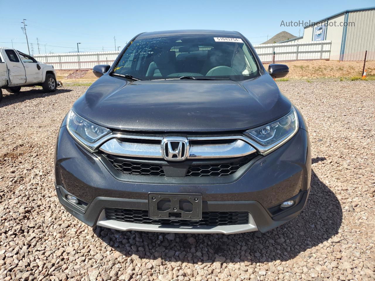 2017 Honda Cr-v Ex Gray vin: 2HKRW1H59HH511751