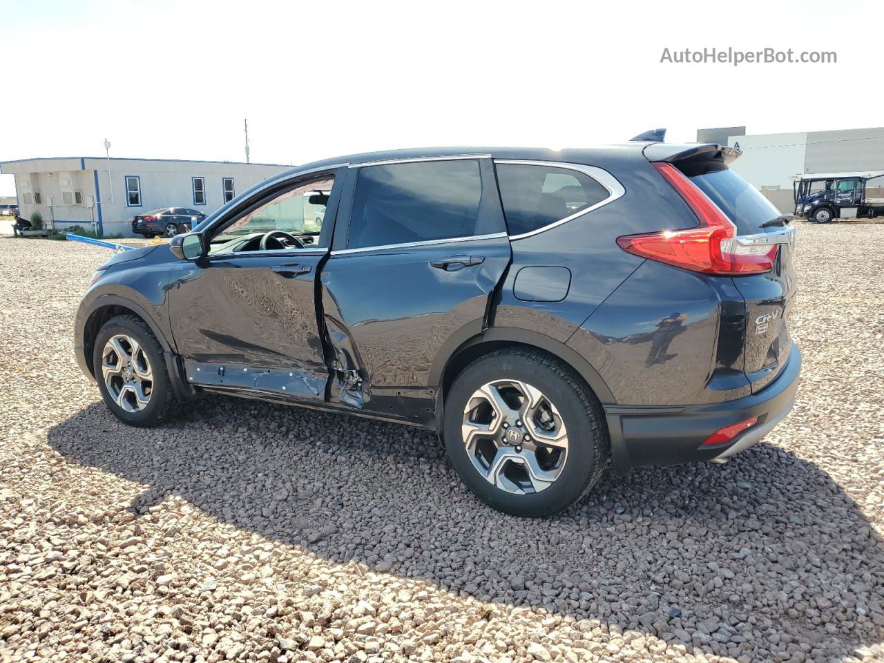 2017 Honda Cr-v Ex Gray vin: 2HKRW1H59HH511751