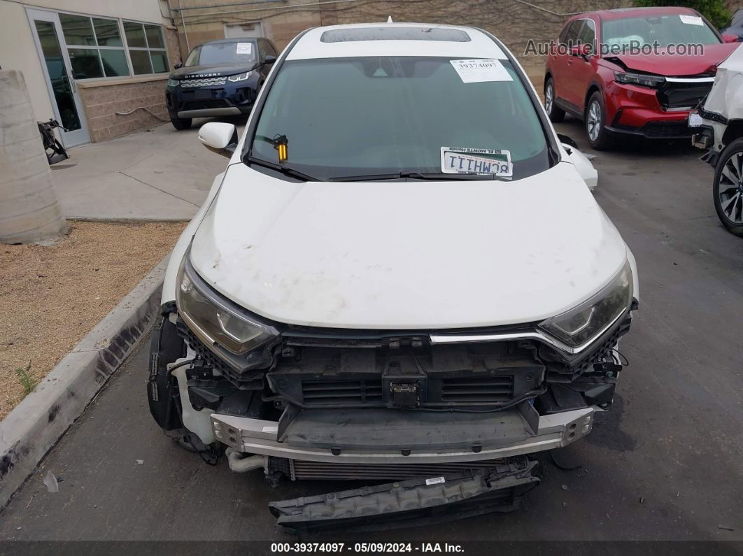 2018 Honda Cr-v Ex White vin: 2HKRW1H59JH505776