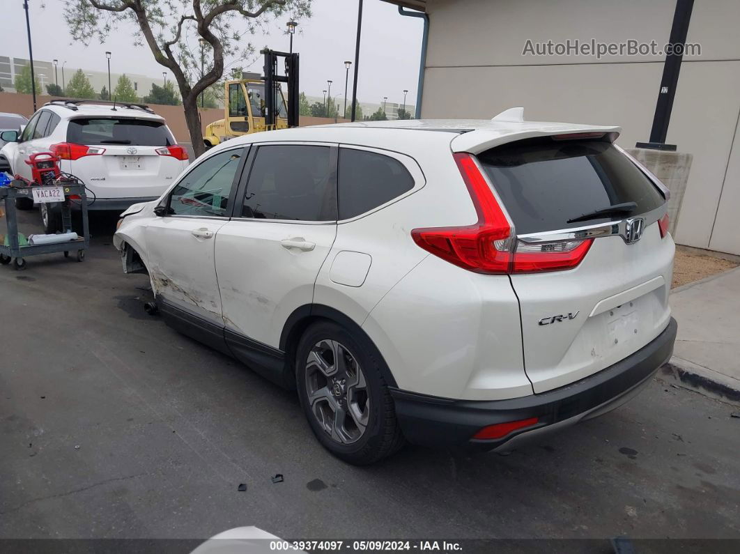 2018 Honda Cr-v Ex White vin: 2HKRW1H59JH505776