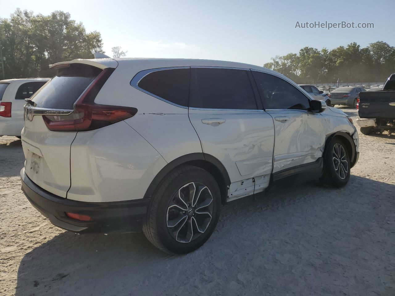 2020 Honda Cr-v Ex Белый vin: 2HKRW1H59LH411481