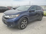 2017 Honda Cr-v Ex Blue vin: 2HKRW1H5XHH512018