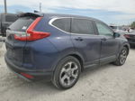 2017 Honda Cr-v Ex Синий vin: 2HKRW1H5XHH512018