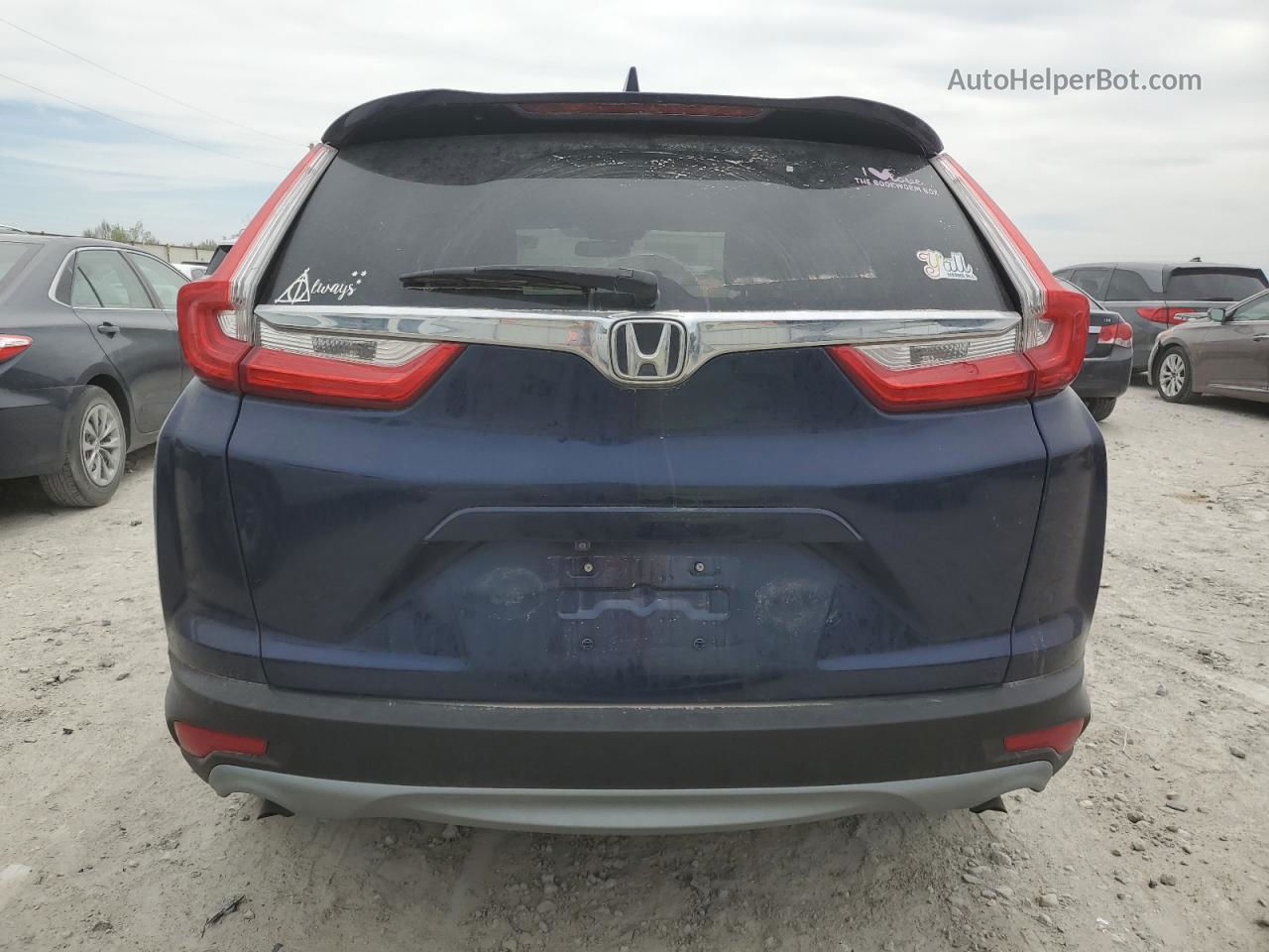 2017 Honda Cr-v Ex Blue vin: 2HKRW1H5XHH512018