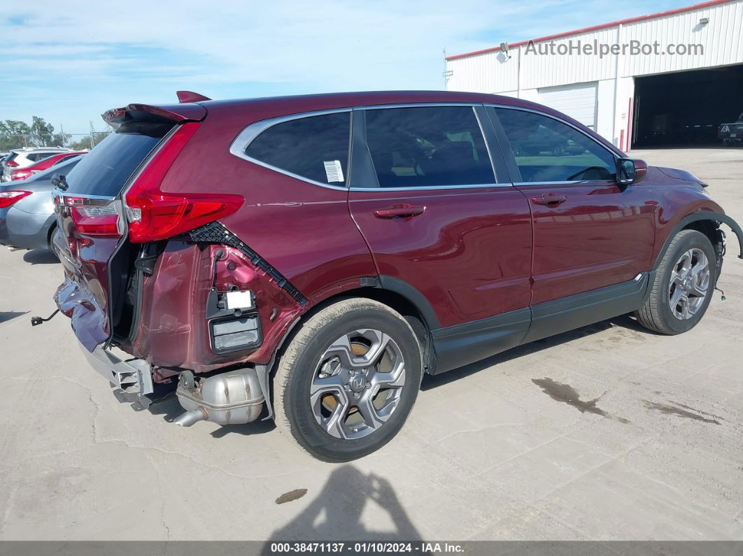 2019 Honda Cr-v Ex-l Purple vin: 2HKRW1H80KH512904