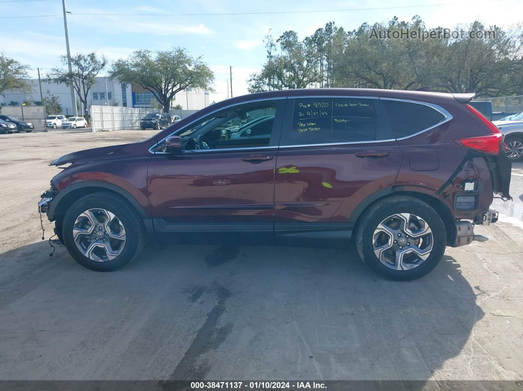 2019 Honda Cr-v Ex-l Purple vin: 2HKRW1H80KH512904