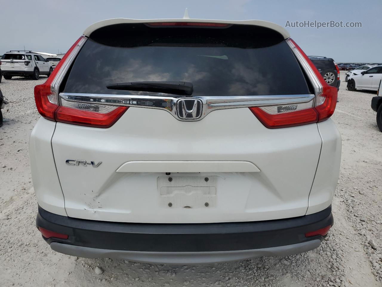 2018 Honda Cr-v Exl White vin: 2HKRW1H81JH501831