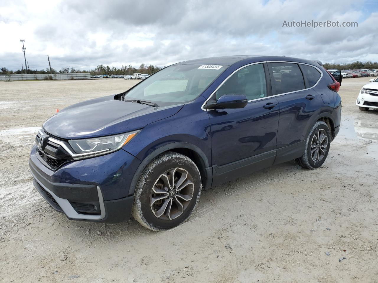 2020 Honda Cr-v Exl Blue vin: 2HKRW1H82LH410795