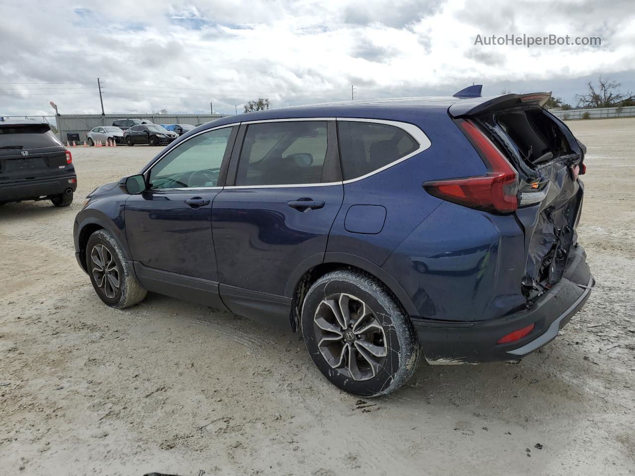 2020 Honda Cr-v Exl Blue vin: 2HKRW1H82LH410795