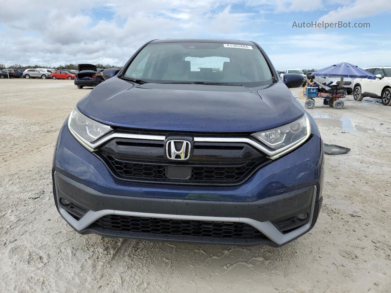 2020 Honda Cr-v Exl Blue vin: 2HKRW1H82LH410795