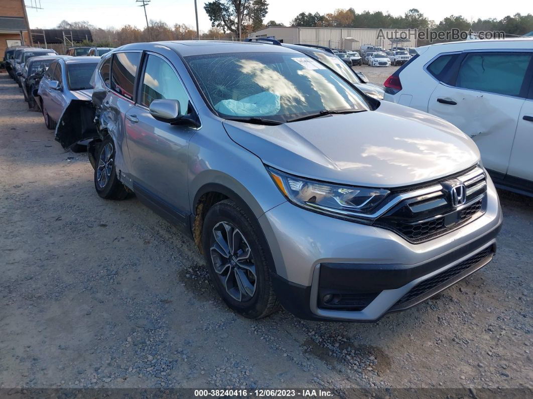 2020 Honda Cr-v 2wd Ex-l Silver vin: 2HKRW1H83LH401197