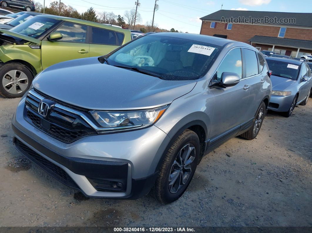 2020 Honda Cr-v 2wd Ex-l Silver vin: 2HKRW1H83LH401197