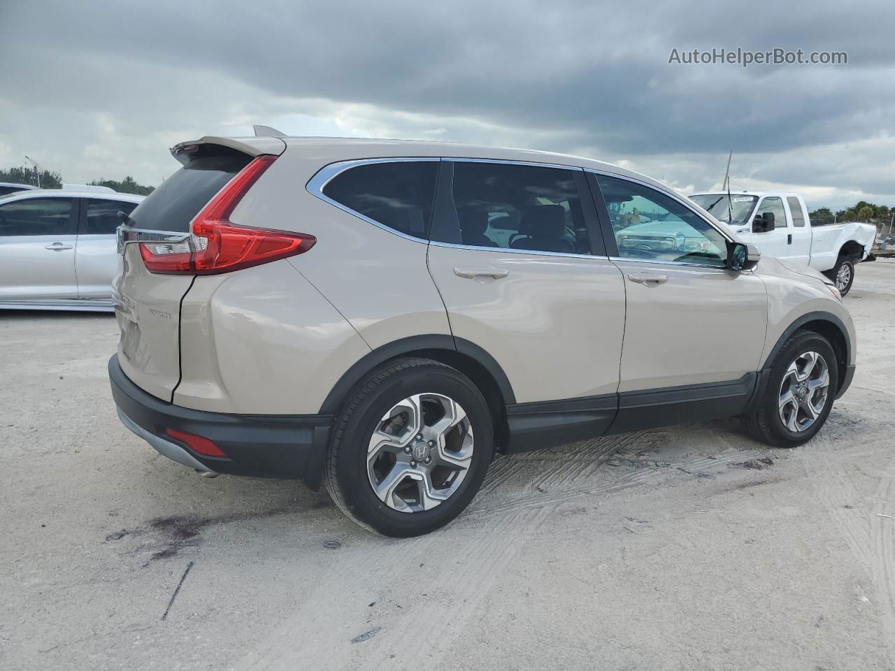 2019 Honda Cr-v Exl Beige vin: 2HKRW1H85KH503213