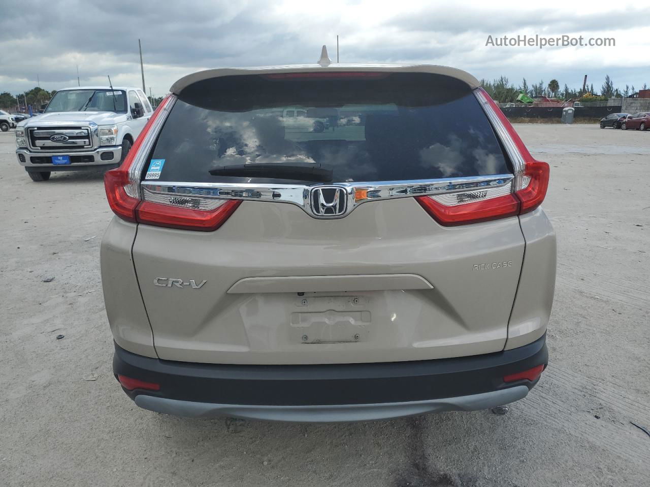 2019 Honda Cr-v Exl Beige vin: 2HKRW1H85KH503213