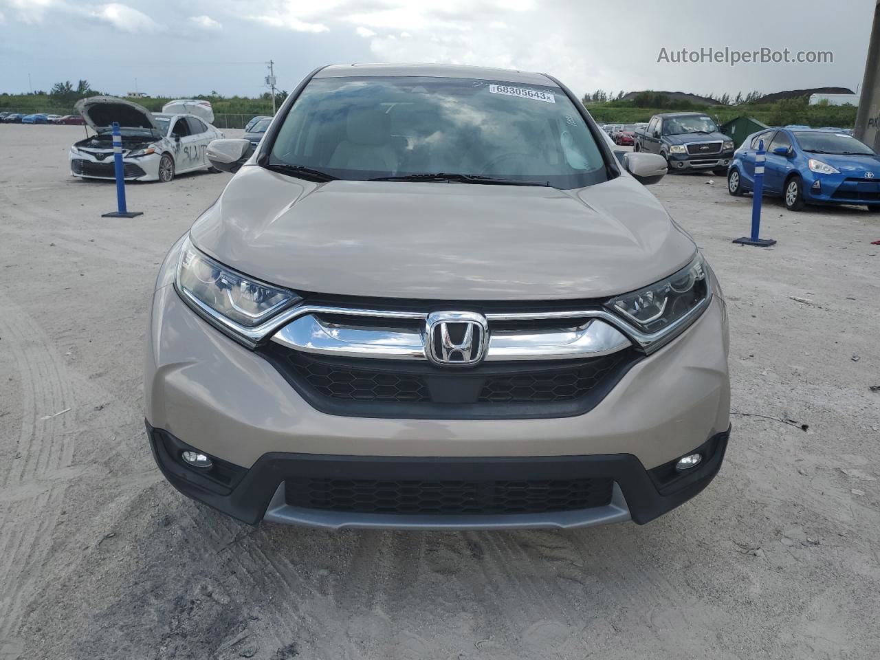 2019 Honda Cr-v Exl Beige vin: 2HKRW1H85KH503213