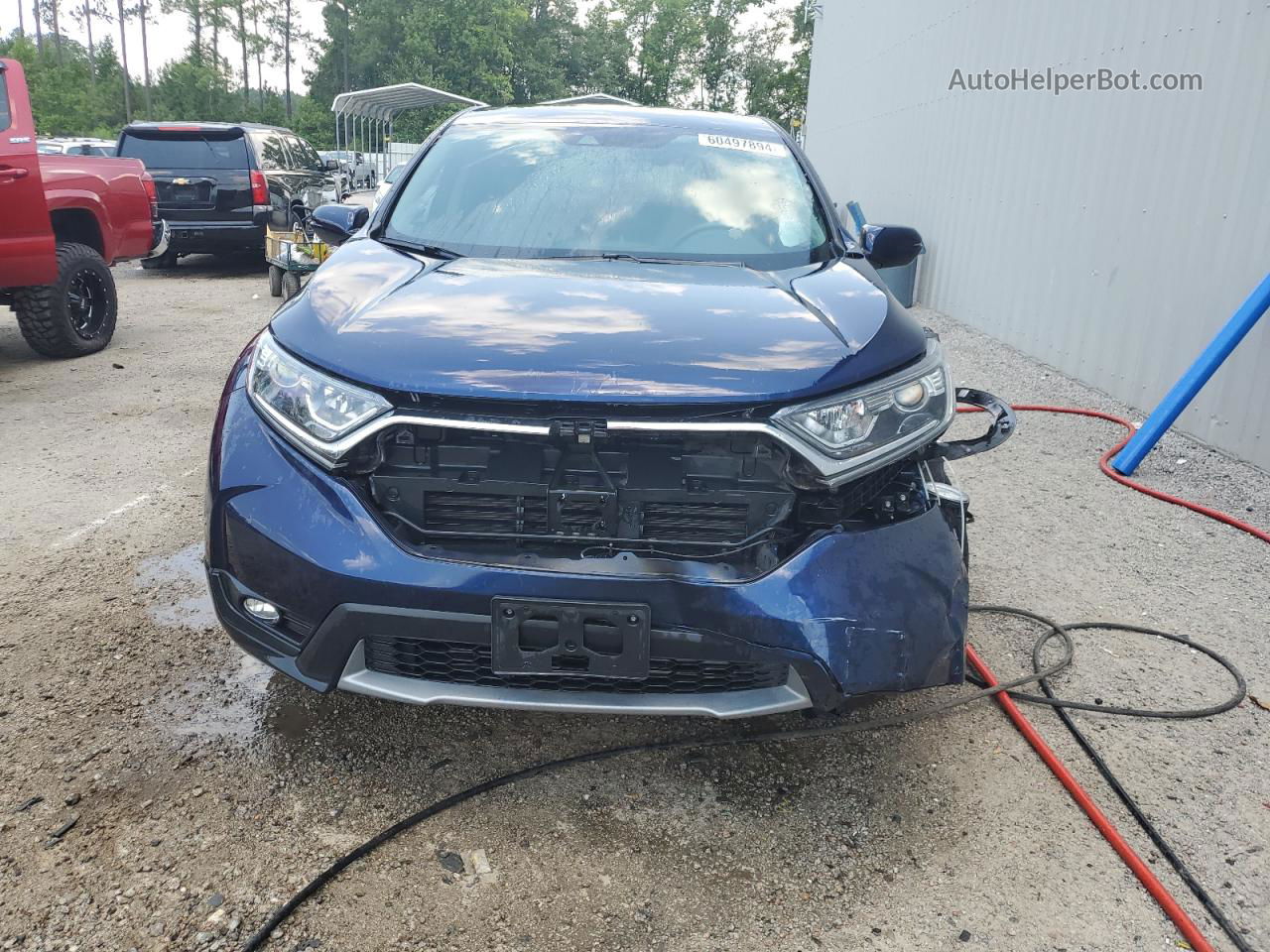 2019 Honda Cr-v Exl Blue vin: 2HKRW1H85KH512588