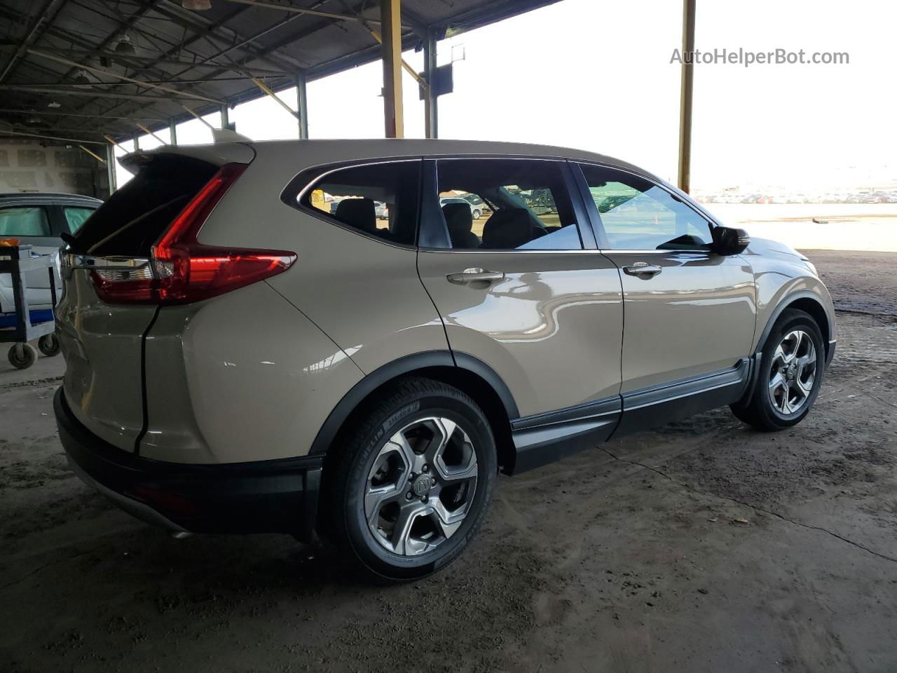 2019 Honda Cr-v Exl Beige vin: 2HKRW1H86KH501602