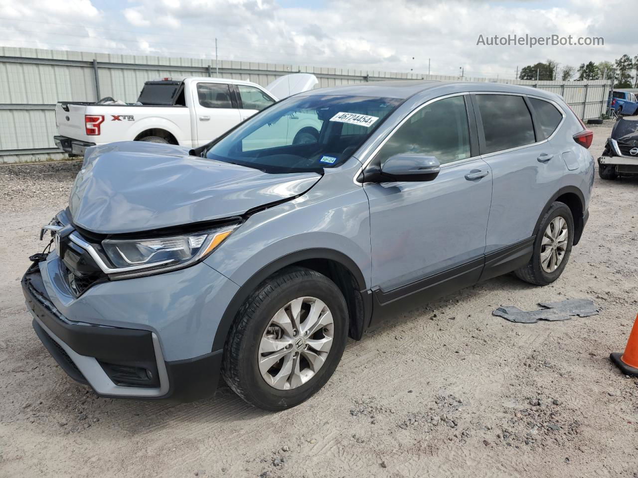 2020 Honda Cr-v Exl Blue vin: 2HKRW1H86LH417751