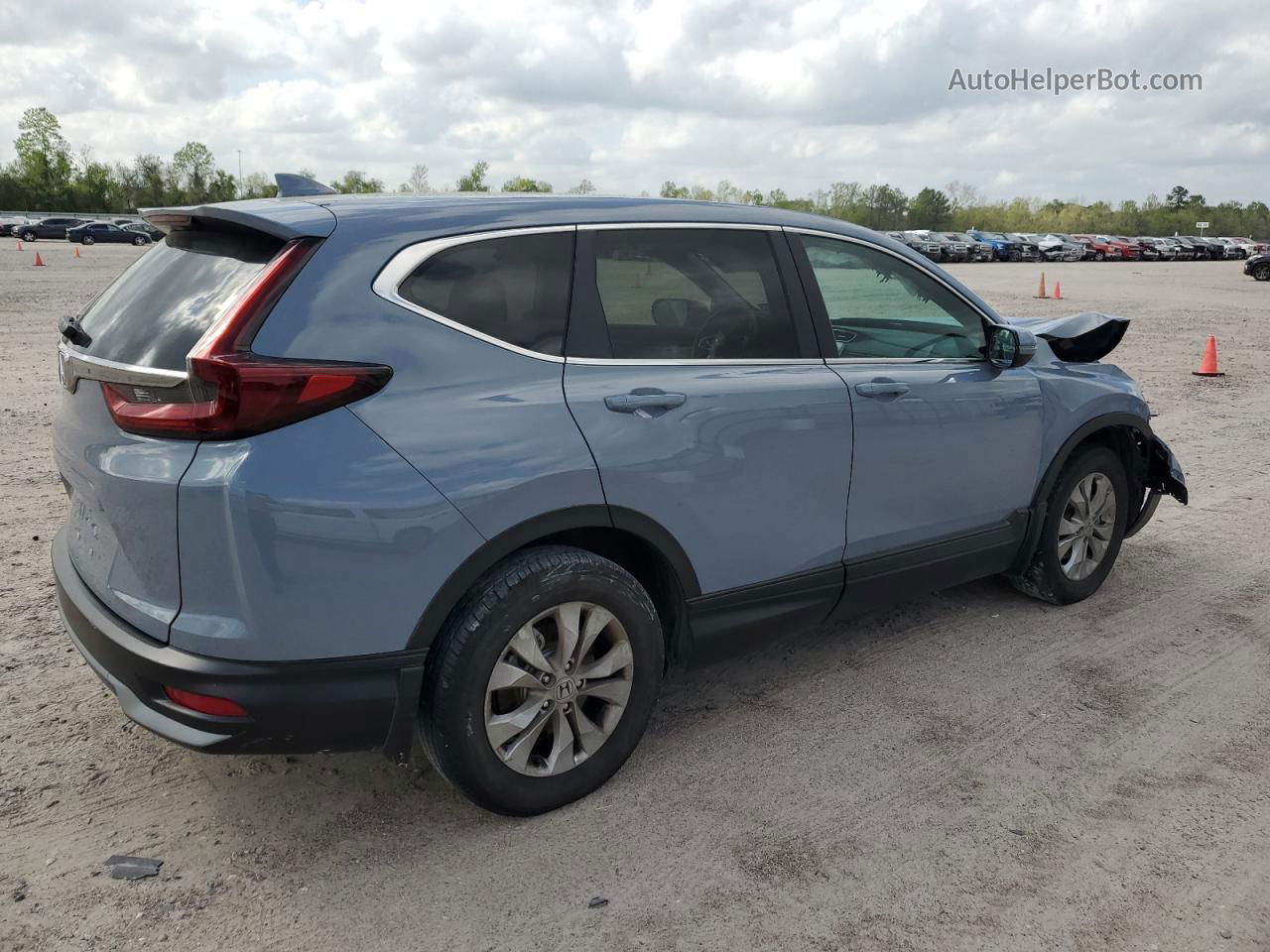 2020 Honda Cr-v Exl Blue vin: 2HKRW1H86LH417751