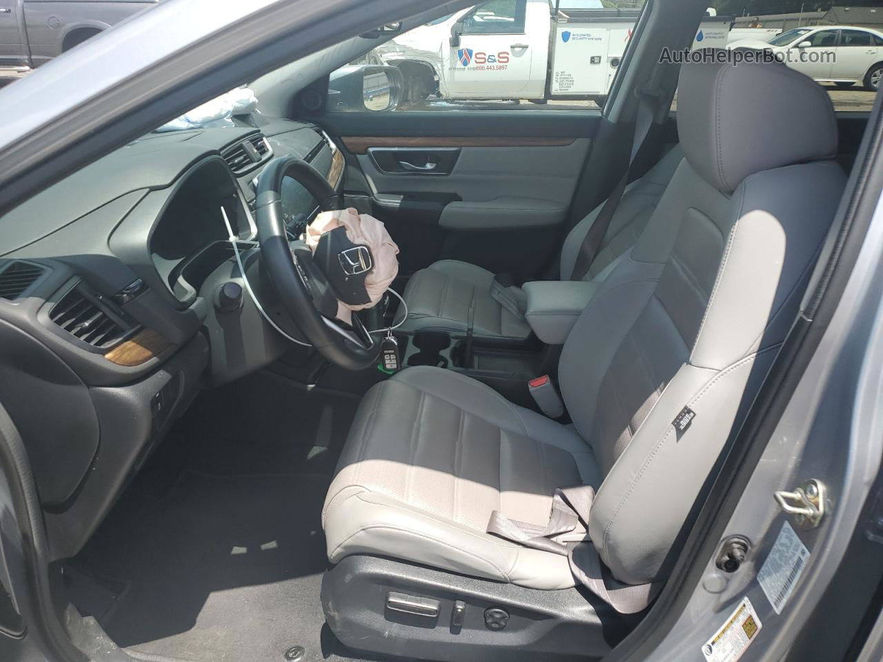 2019 Honda Cr-v Exl Silver vin: 2HKRW1H87KH516268