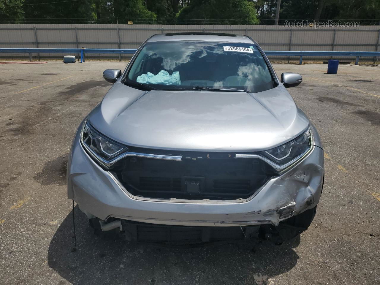 2019 Honda Cr-v Exl Silver vin: 2HKRW1H87KH516268