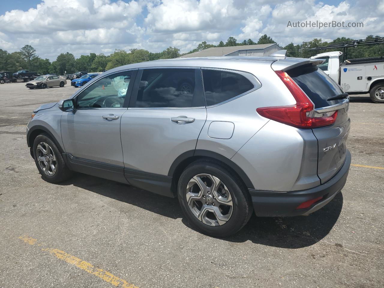 2019 Honda Cr-v Exl Silver vin: 2HKRW1H87KH516268