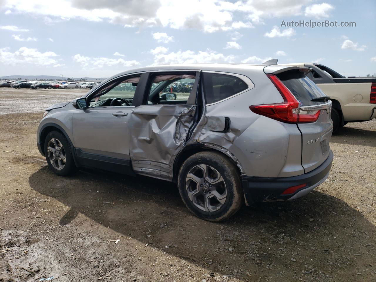 2018 Honda Cr-v Exl Silver vin: 2HKRW1H88JH505410