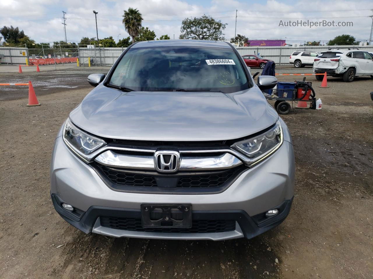 2018 Honda Cr-v Exl Серебряный vin: 2HKRW1H88JH505410