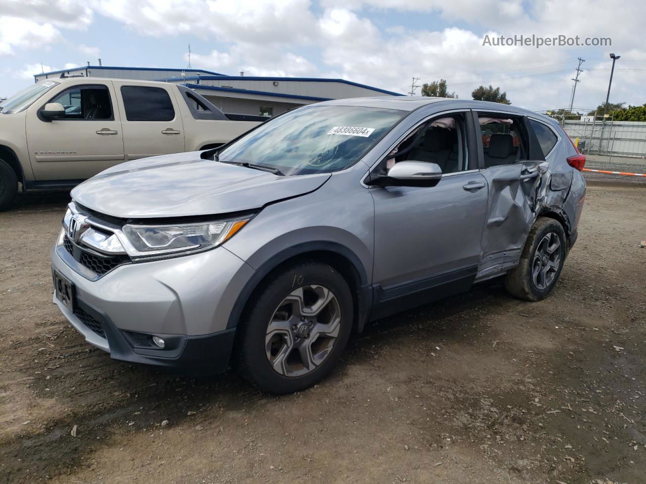 2018 Honda Cr-v Exl Silver vin: 2HKRW1H88JH505410