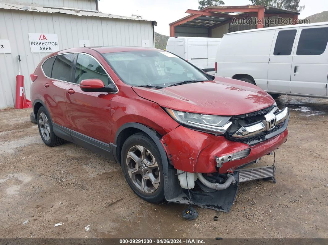 2018 Honda Cr-v Ex-l/ex-l Navi Red vin: 2HKRW1H88JH511918