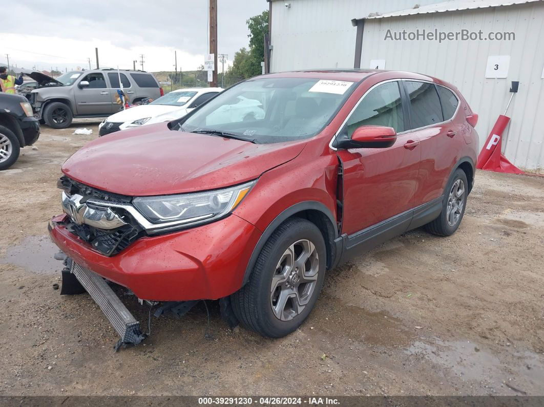 2018 Honda Cr-v Ex-l/ex-l Navi Red vin: 2HKRW1H88JH511918