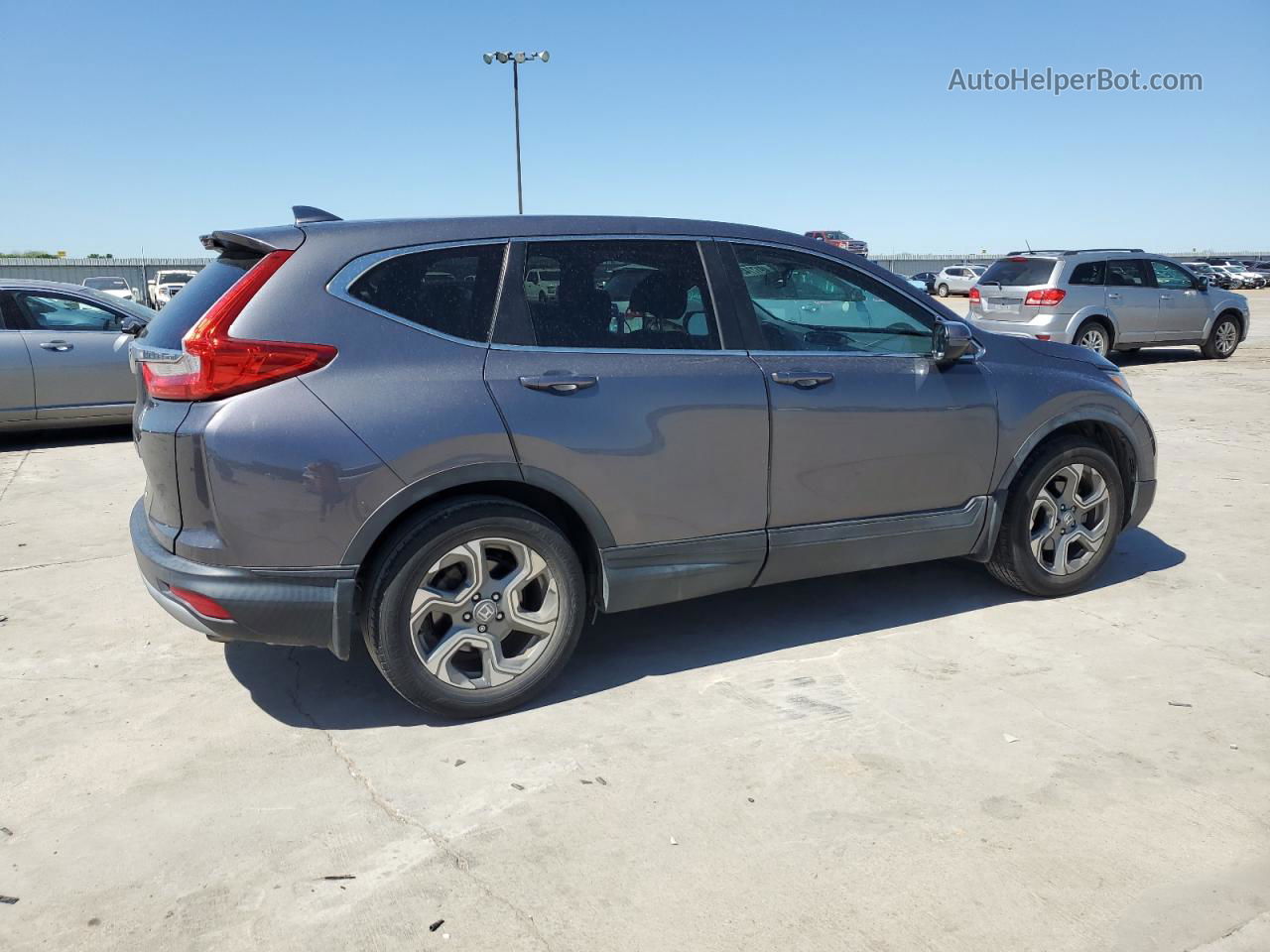 2018 Honda Cr-v Exl Gray vin: 2HKRW1H88JH516813