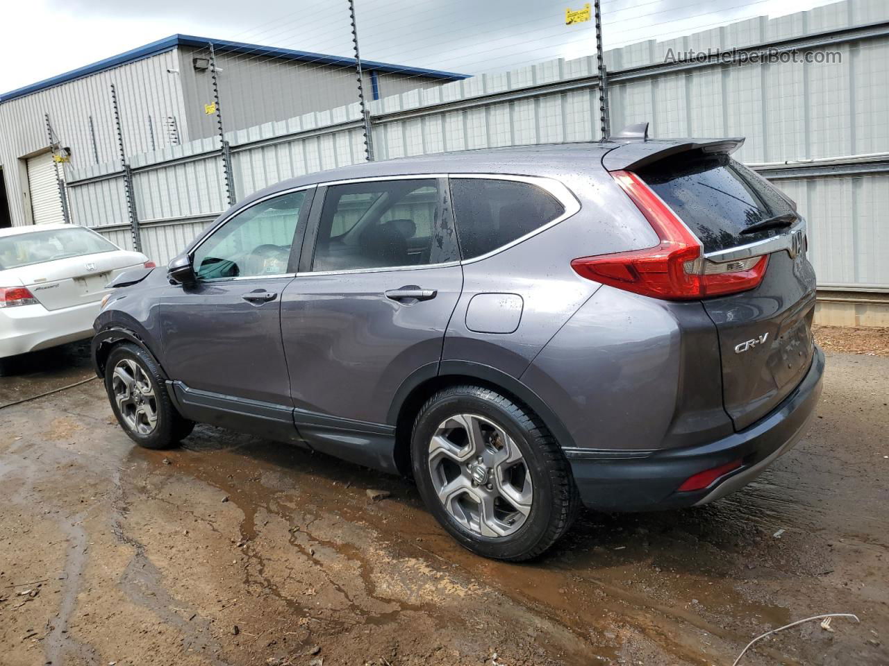 2019 Honda Cr-v Exl Gray vin: 2HKRW1H88KH514027