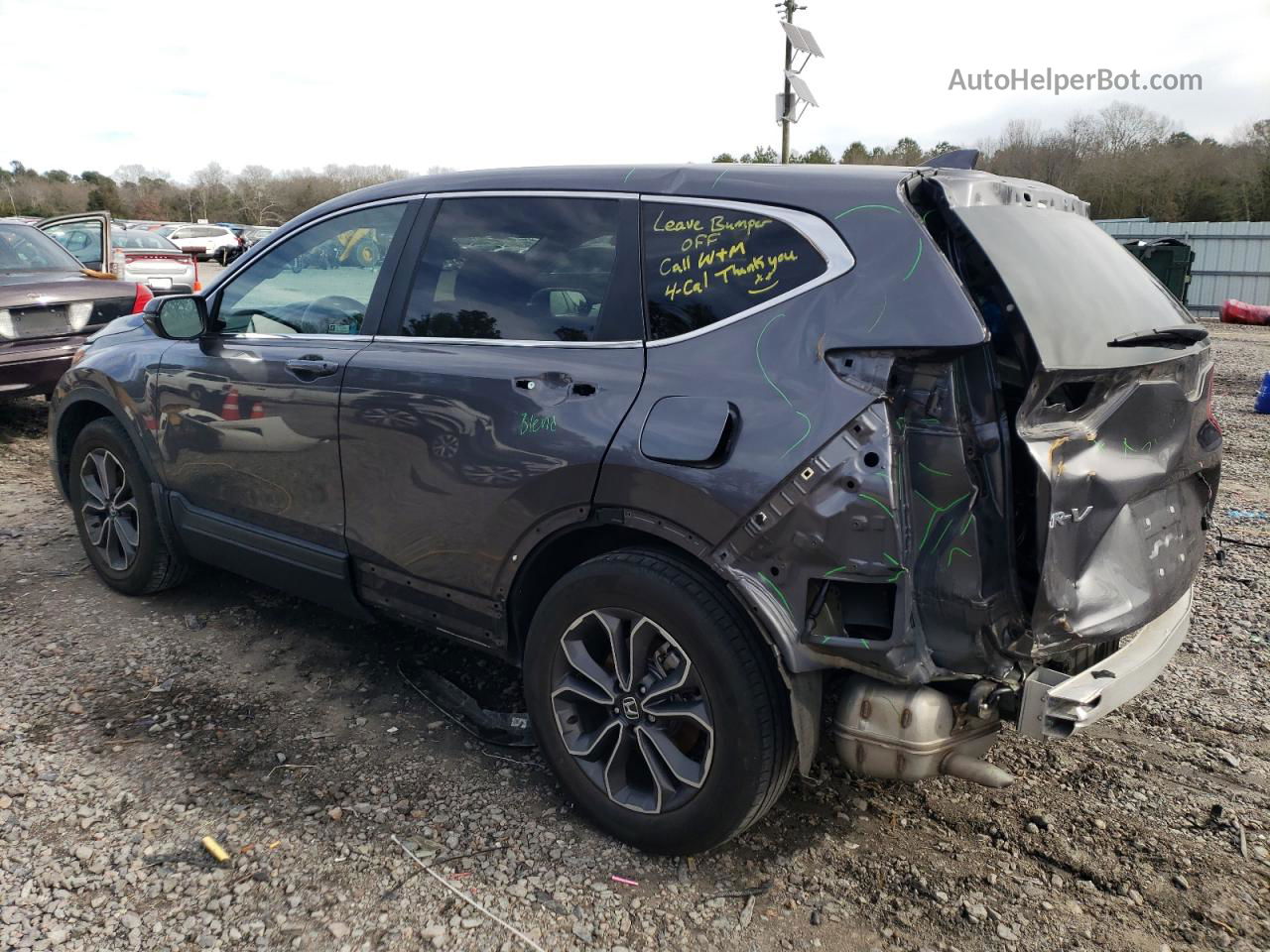 2020 Honda Cr-v Exl Gray vin: 2HKRW1H88LH423664