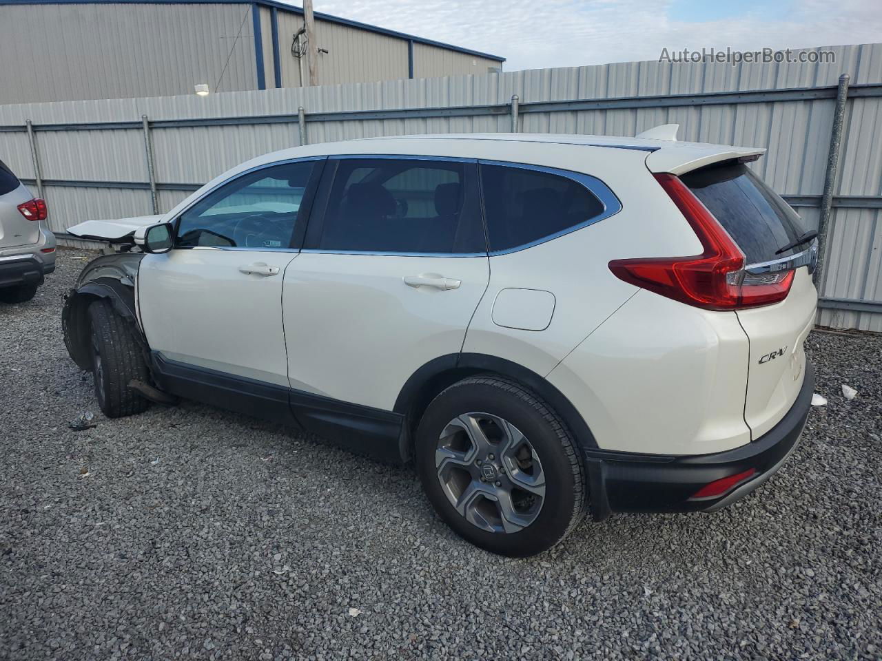 2018 Honda Cr-v Exl White vin: 2HKRW1H89JH513919