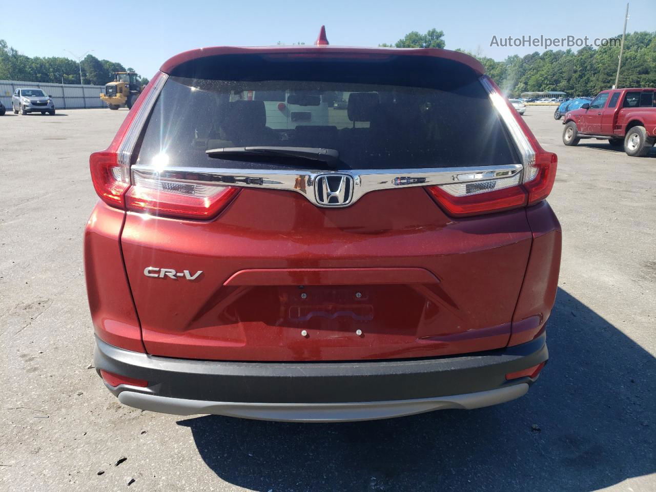 2019 Honda Cr-v Exl Red vin: 2HKRW1H89KH504624