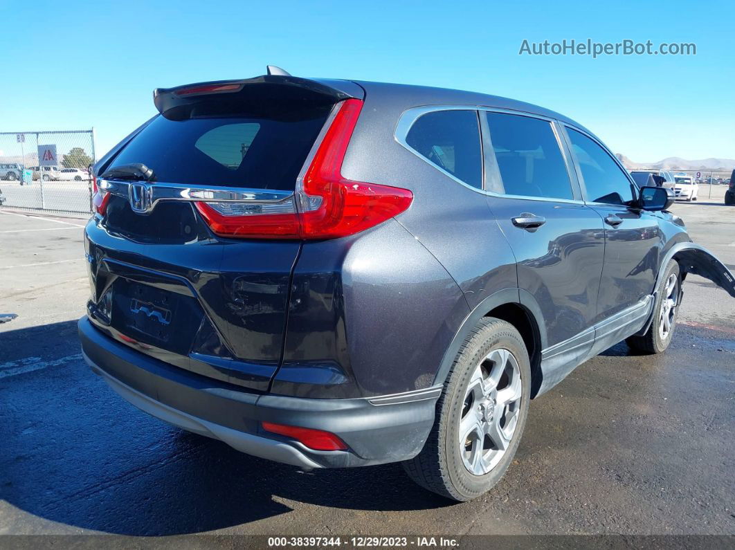 2017 Honda Cr-v Ex-l/ex-l Navi Dark Blue vin: 2HKRW1H8XHH515141