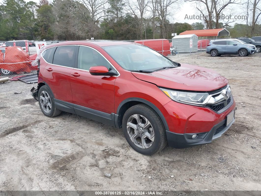 2018 Honda Cr-v Ex-l/ex-l Navi Red vin: 2HKRW1H8XJH516151