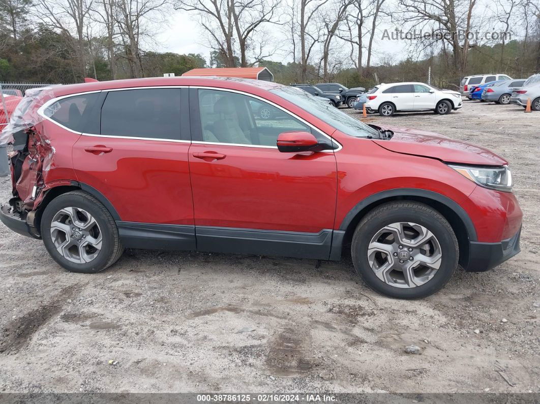 2018 Honda Cr-v Ex-l/ex-l Navi Red vin: 2HKRW1H8XJH516151