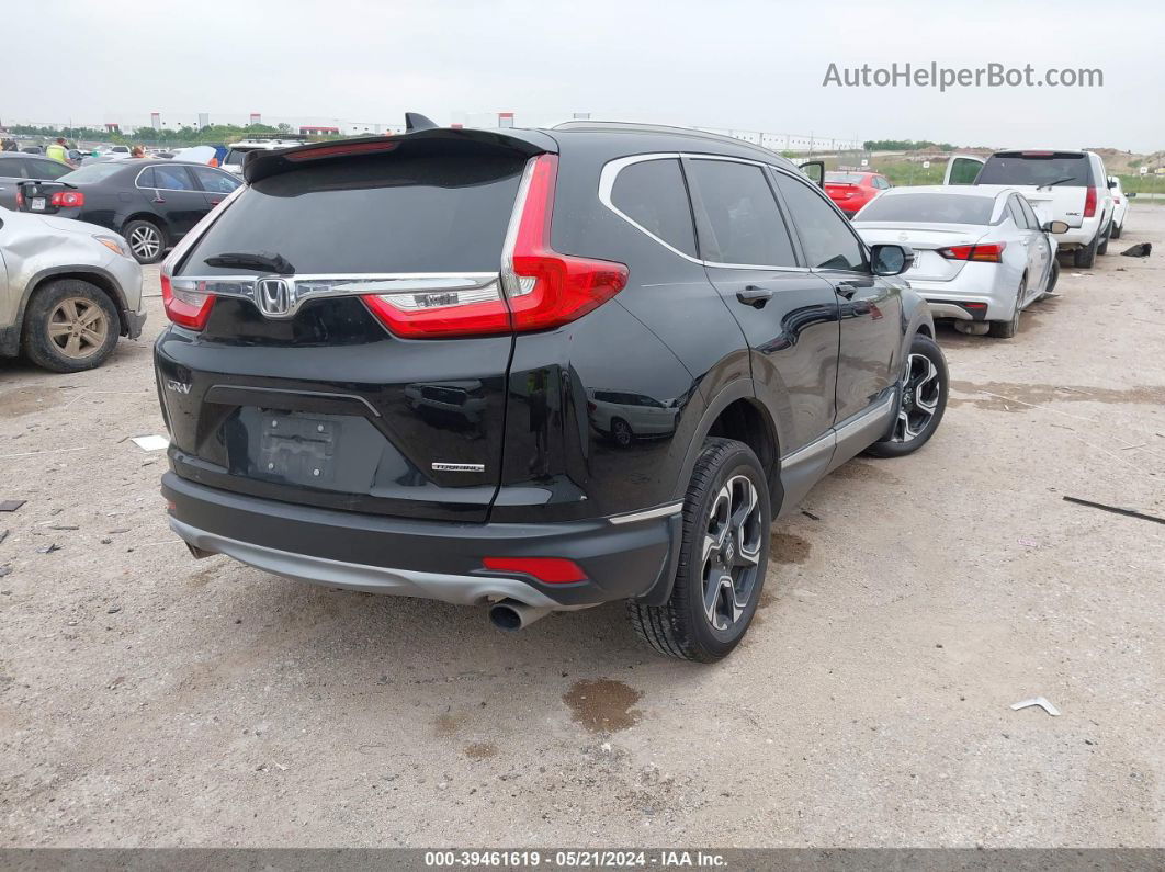 2017 Honda Cr-v Touring Black vin: 2HKRW1H90HH511396