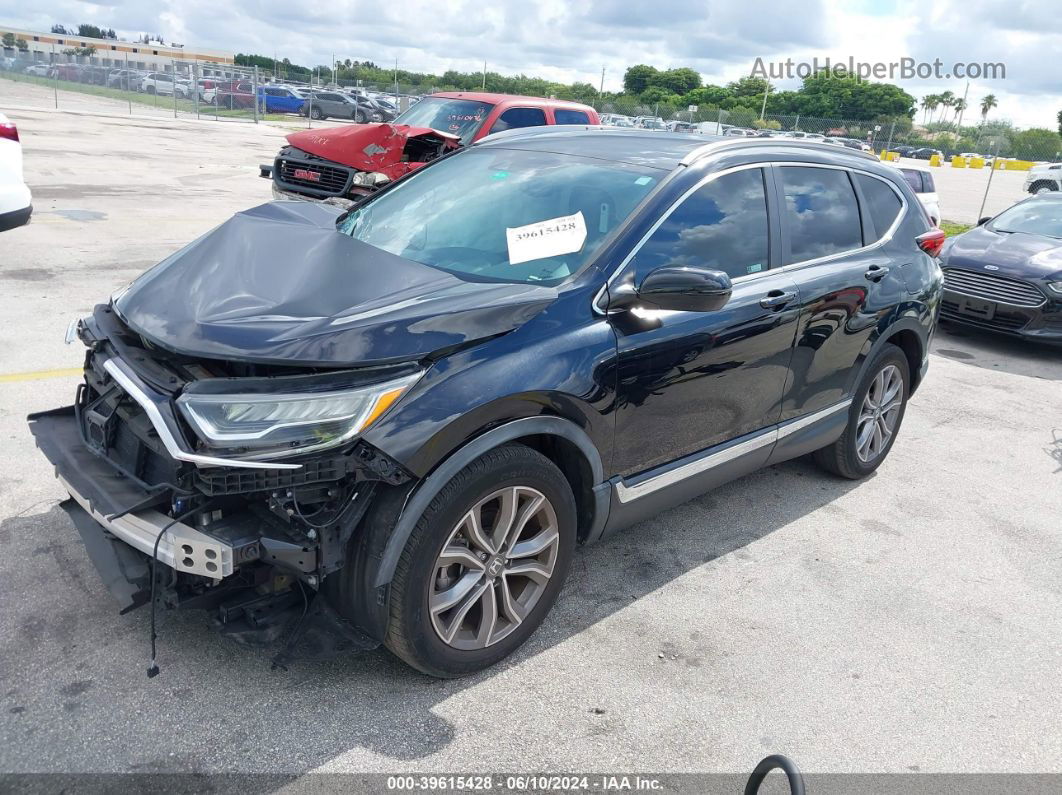 2020 Honda Cr-v 2wd Touring Black vin: 2HKRW1H92LH403077