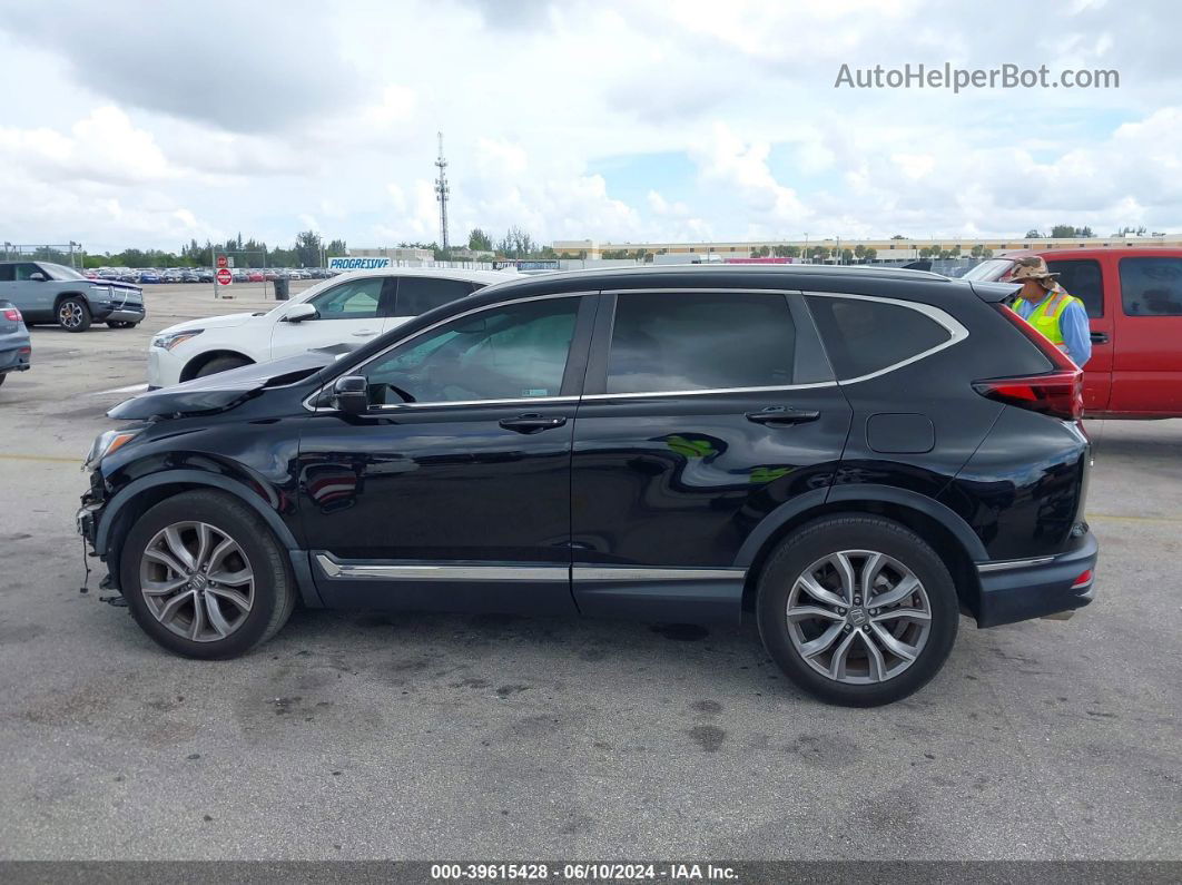 2020 Honda Cr-v 2wd Touring Black vin: 2HKRW1H92LH403077