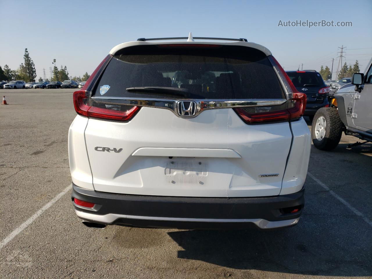 2020 Honda Cr-v Touring White vin: 2HKRW1H93LH410880