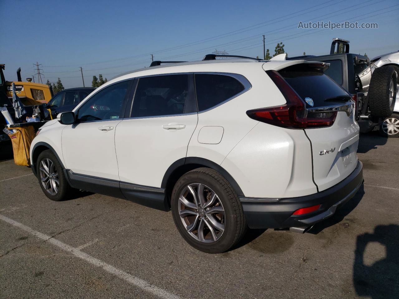 2020 Honda Cr-v Touring White vin: 2HKRW1H93LH410880